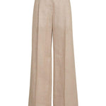 Pantaloni con dettaglio Monili in beige Brunello cucinelli - donna 