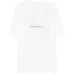 T-shirt con stampa grafica in bianco Oamc peacemaker - uomo 