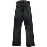 Jeans a gamba larga con cinque tasche in nero Sunflower - uomo 