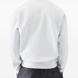 Felpa con etichetta logo in grigio Jacquemus - uomo 