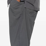 Bermuda twisted in grigio medio YMC - uomo 