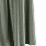 Gonna midi in satin verde Alberta Ferretti - donna 