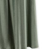 Gonna midi in satin verde Alberta Ferretti - donna 