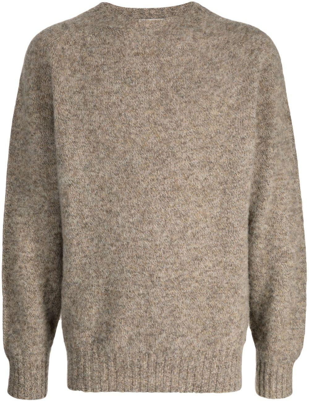 Maglione in maglia Earth Jets in grigio taupe Ymc - uomo 