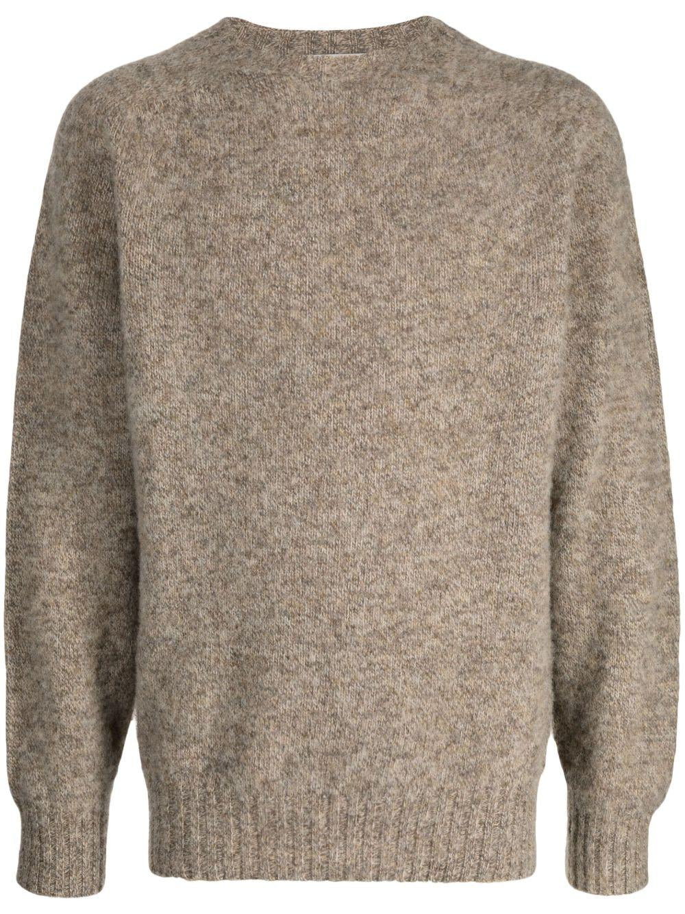 Maglione in maglia Earth Jets in grigio taupe Ymc - uomo 