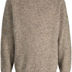Maglione in maglia Earth Jets in grigio taupe Ymc - uomo 