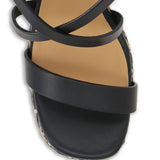 Sandali Felisa con plateau in nero Castañer - donna 
