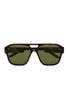 Occhiali da sole in acetato in marrone Face.hide - unisex