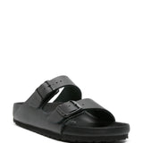 Ciabatte Arizona in pelle in nero Birkenstock - unisex 