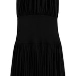 Abito lungo con arricciature in nero Toteme - donna 