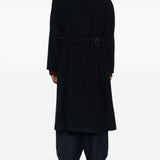 Cappotto con cappuccio in blu Yohji yamamoto - uomo 