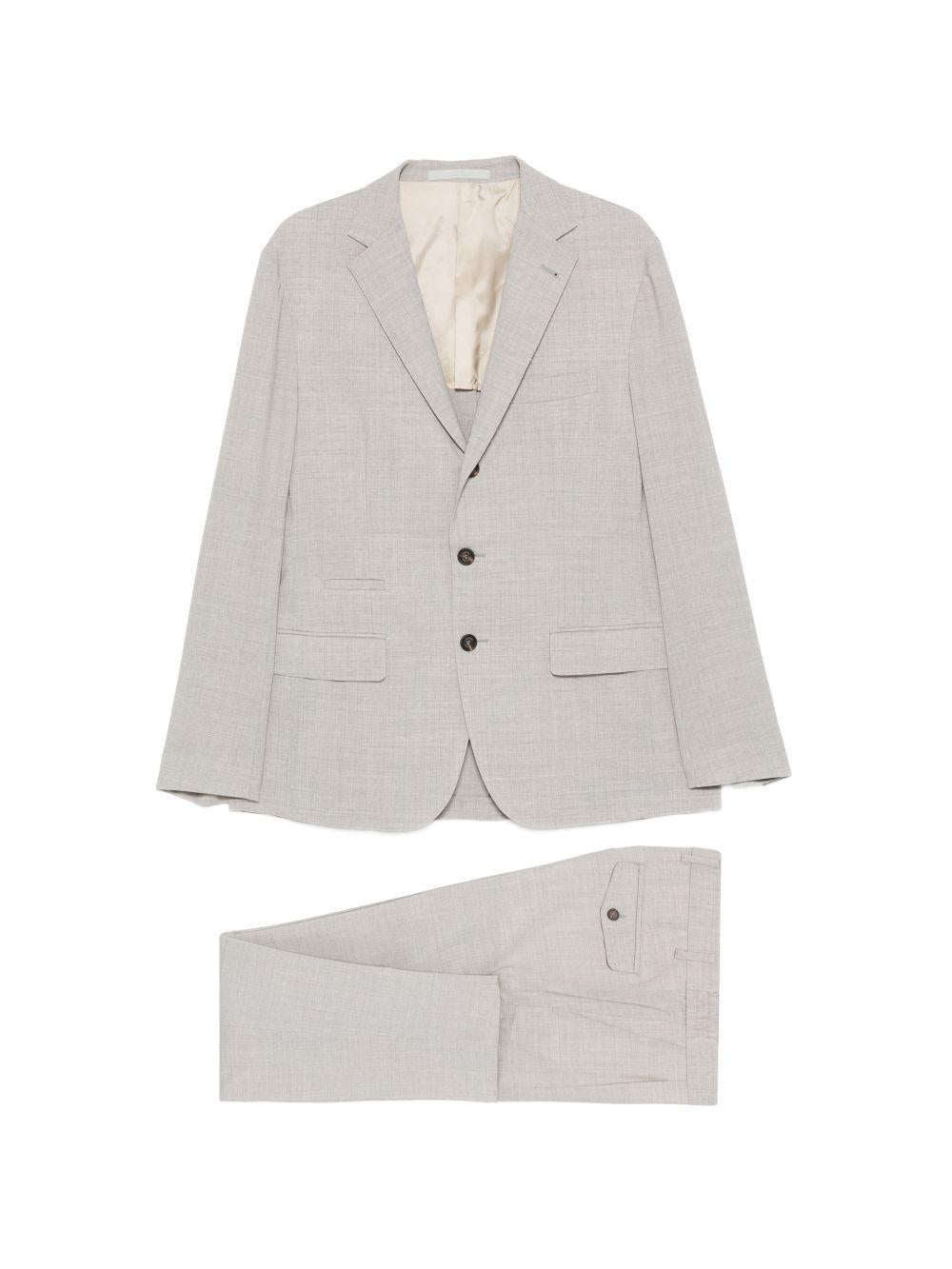 Completo monopetto in grigio Eleventy - uomo 
