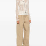 Giacca Naska Gary con paillettes in avorio Rick Owens Lilies - donna 