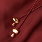 Gonna lunga con volant Aster in bordeaux Zimmermann - donna 