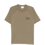 T-shirt a maniche corte in verde Rhude - uomo 