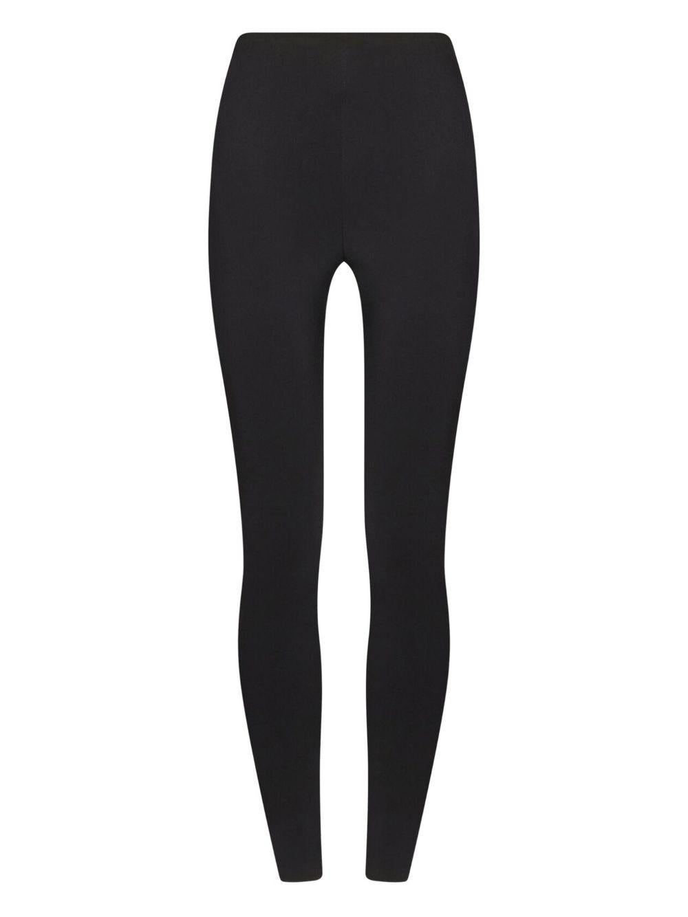 Leggings a vita alta in nero Wolford - donna 