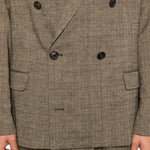Blazer doppio petto halt in marrone Our legacy - uomo 