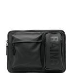 Borsa porta pc Texel in nero Rains - uomo 