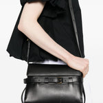 Borsa a spalla tie-me in nero Moschino - donna 