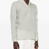 Camicia con taschino in grigio Lardini - uomo 