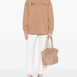 Pantaloni con vita elasticizzata in bianco Maxmara - donna 
