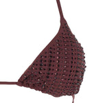 Set bikini a triangolo in marrone Venuja - donna 