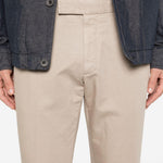 Pantaloni chino con passanti per cintura in beige Zegna - uomo 