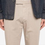 Pantaloni chino con passanti per cintura in beige Zegna - uomo 