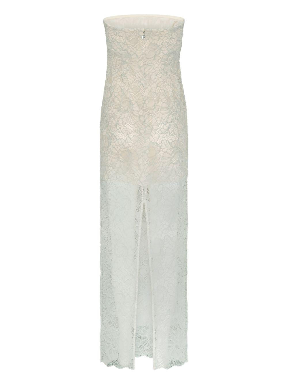 Abito midi in pizzo in grigio Rotate - donna 