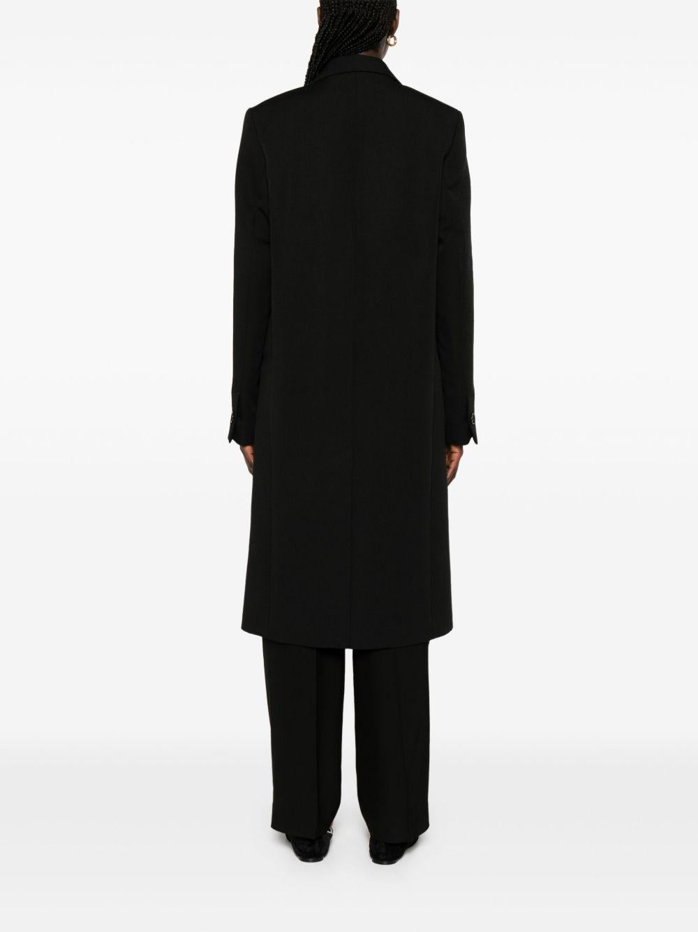 Cappotto sartoriale monopetto in nero Toteme - donna 