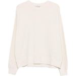 Felpa con logo in beige 