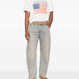 Jeans con toppa con logo in blu Levi's - uomo 
