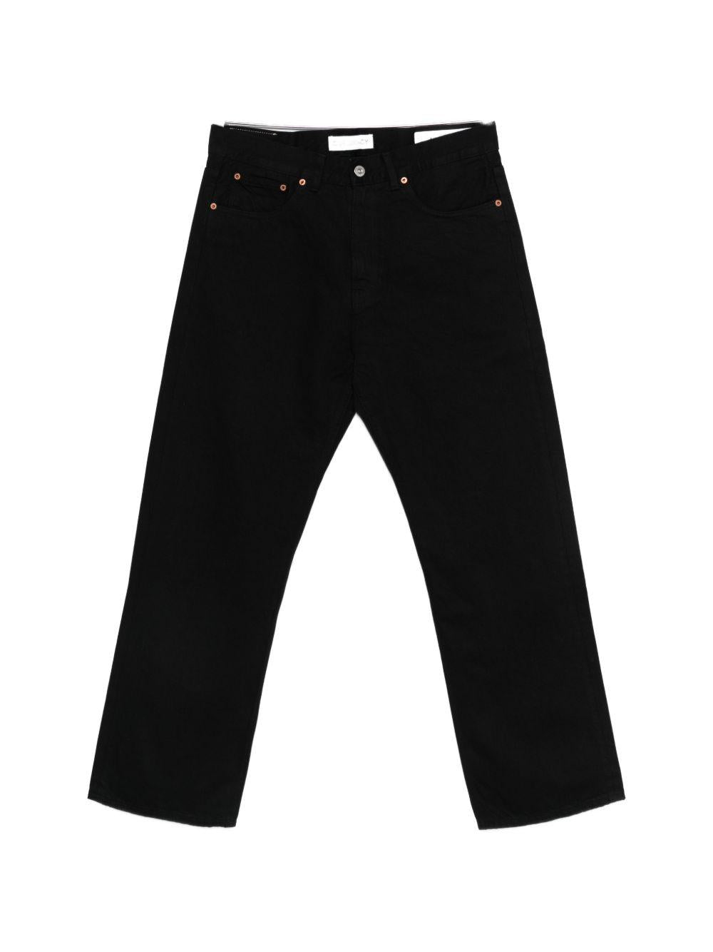 Jeans a bottoni in nero Our legacy - uomo 