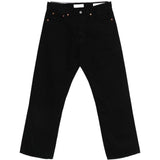 Jeans a bottoni in nero Our legacy - uomo 
