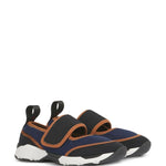 Sneakers con design a pannelli in blu Marni - donna 