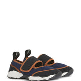 Sneakers con design a pannelli in blu Marni - donna 