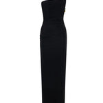 Abito Beach Glass lungo drappeggiato in nero Christopher esber - donna 