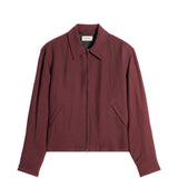 Giacca con zip in borgogna LEMAIRE - uomo 