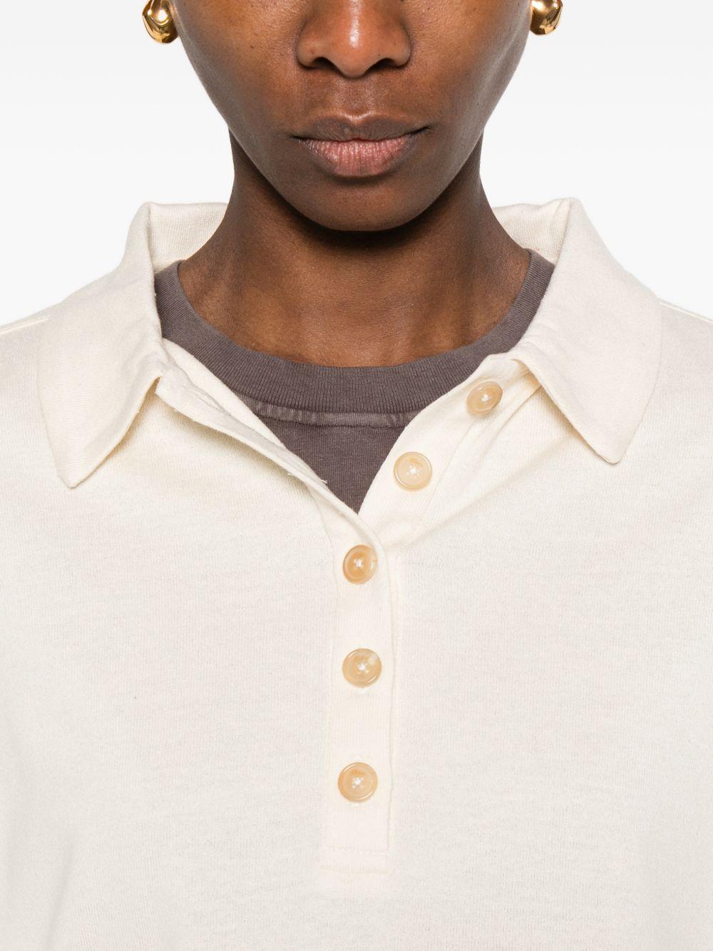 Polo Faithful in bianco Khaite - donna 