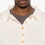 Polo Faithful in bianco Khaite - donna 