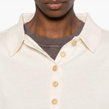 Polo Faithful in bianco Khaite - donna 
