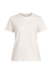 T-shirt girocollo in avorio Wardrobe.Nyc - donna