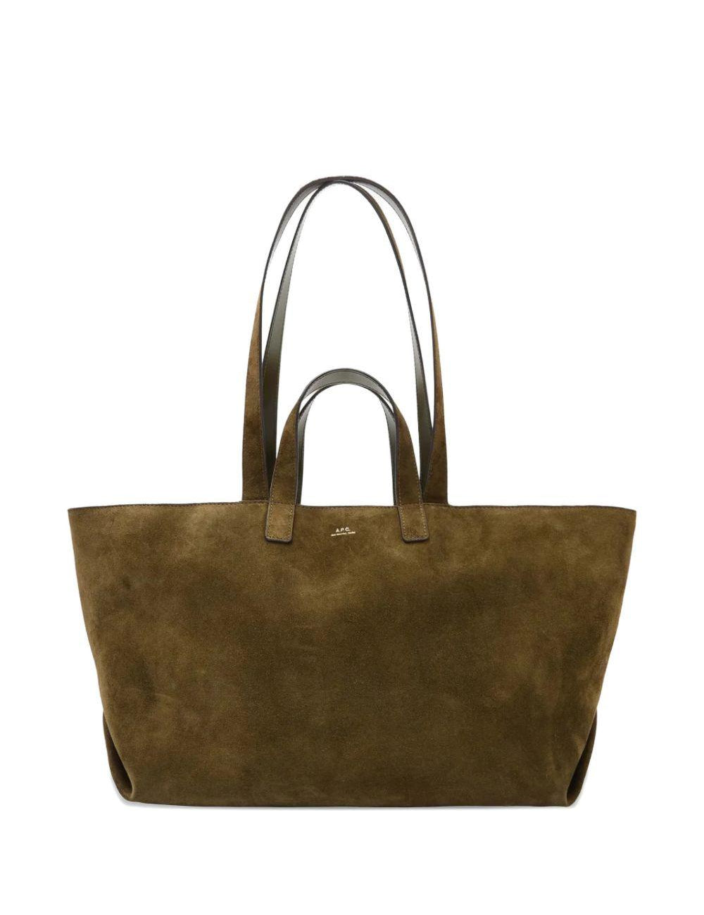 Borsa tote le drummer in verde militare A.P.C. - donna 