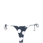 Slip bikini triangle in bianco e blu Jacquemus - donna 