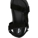 Sandali con cinturino e platform in nero Moschino- donna 