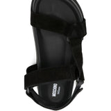 Sandali con cinturino e platform in nero Moschino- donna 