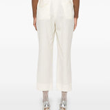 Pantaloni affusolati in bianco Comme Des Garçons - donna 