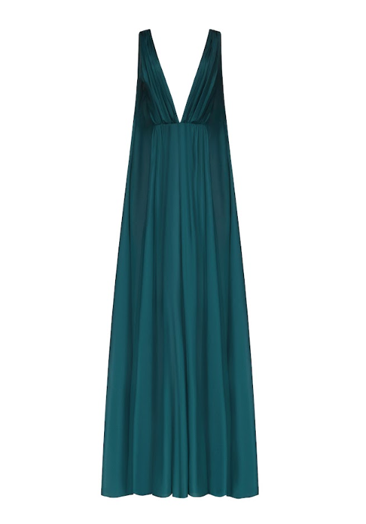 Abito da sera angelina in verde Temily - donna 