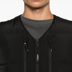 Gilet smanicato con zip in nero Pyrenex - unisex 