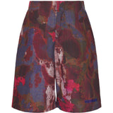 Shorts con stampa in rosso Oamc peacemaker - uomo 